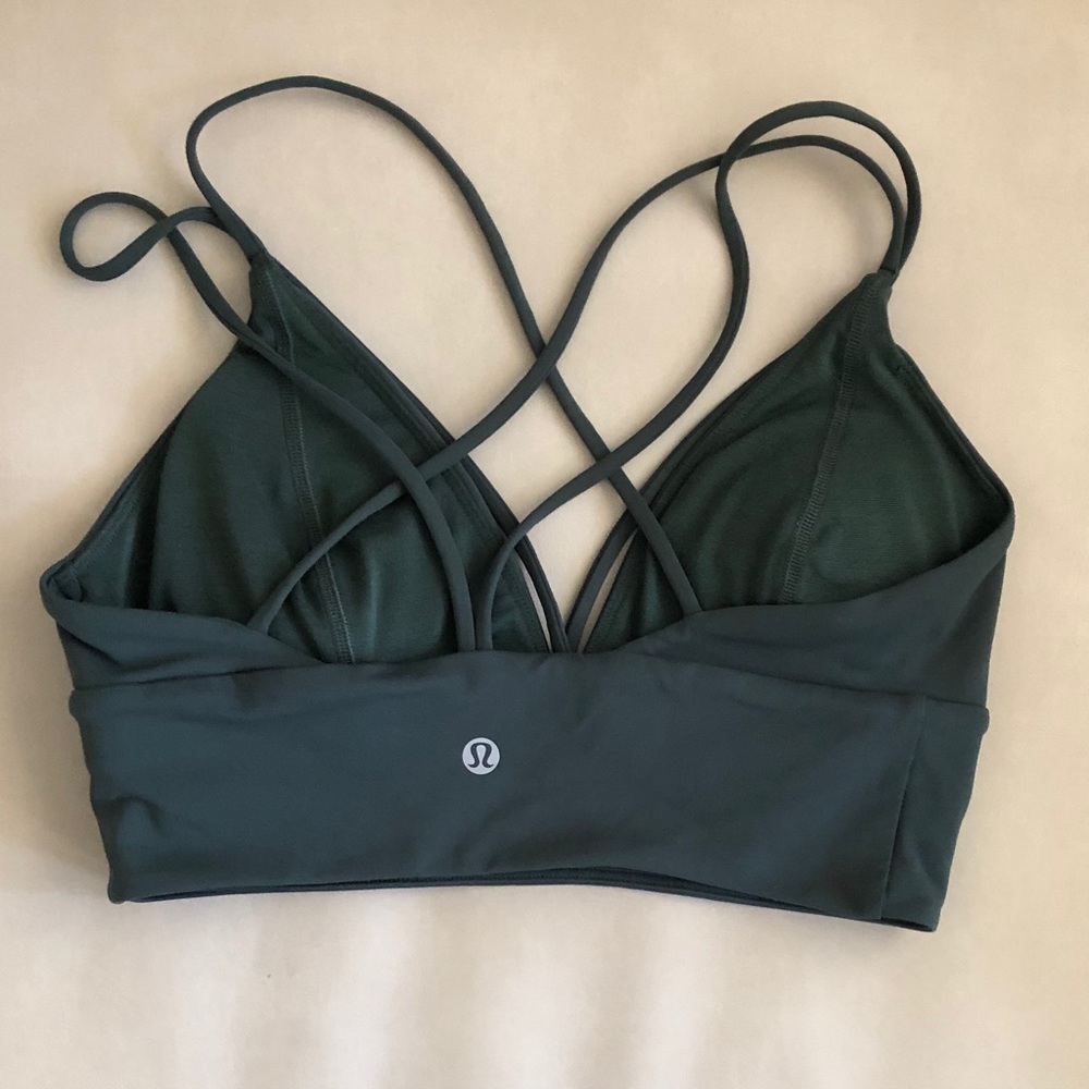Lululemon Strappy Bra Size: 6 Olive